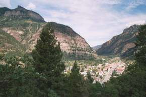 The town of Ouray, just north of Silverton
